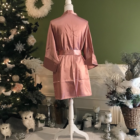 Silky robe kimono Bridesmaid - Picture 2 of 2